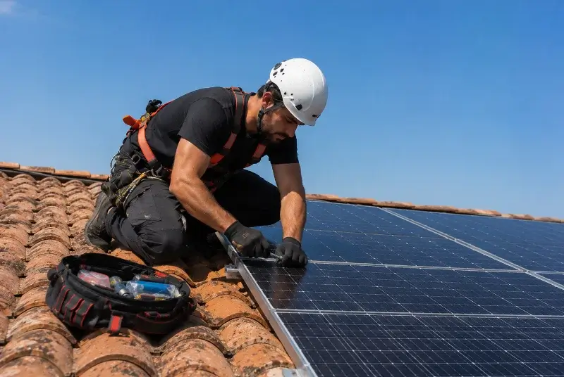 Maintenance et monitoring de panneaux solaires à Leutenheim