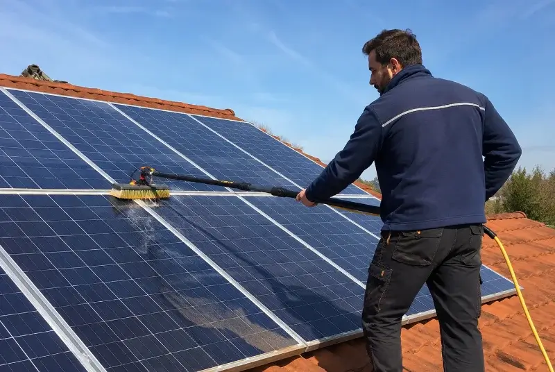 Nettoyage et entretien de panneaux solaires à Leutenheim